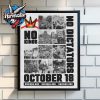 No Kings We Have Friends Everywhere October 18 2025 Poster Home Decor Canvas