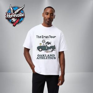Oakland Athletics The Eras Tour Snoopy And Woodstock The Peanuts Version Unisex T Shirt