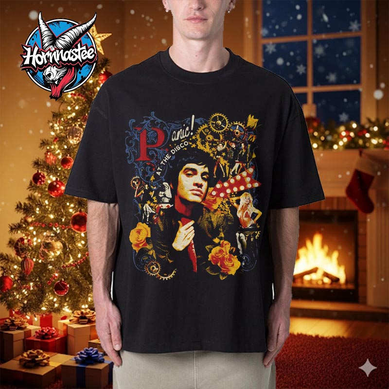 Panic At The Disco Merch Tee At When We Were Young Collage Photo Unisex T Shirt Panic At The Disco Merch Tee At When We Were Young Collage Photo Unisex T Shirt