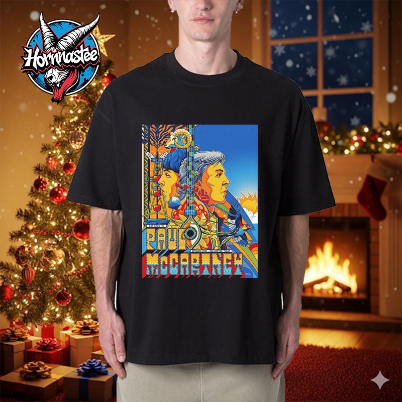 Paul McCartney Got Back Tour 2025 Venue Poster At Bok Center On October 22 2025 Tulsa Unisex T Shirt Paul McCartney Got Back Tour 2025 Venue Poster At Bok Center On October 22 2025 Tulsa Unisex T Shirt