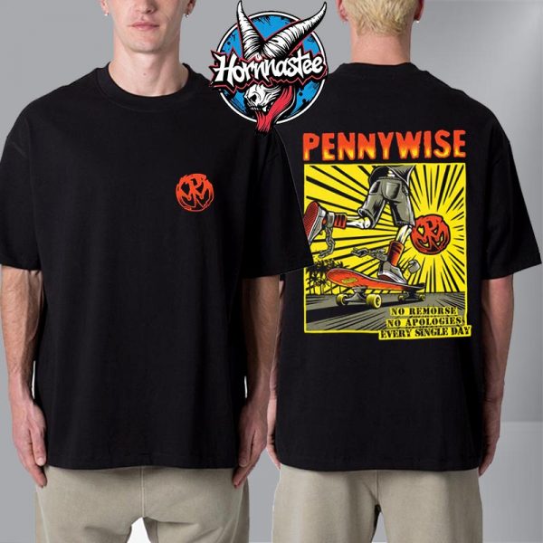 Pennywise About Time 30 Years Anniversary Every Single Day Unisex T Shirt Two Sided