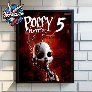 Poppy Playtime 5 Happy Anniversary Poster Home Decor Canvas