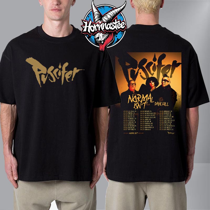 Puscifer Band The Normal Isn't Tour 2026 Schedule Cities Tour Dates Unisex T Shirt Two Sided Puscifer Band The Normal Isn't Tour 2026 Schedule Cities Tour Dates Unisex T Shirt Two Sided