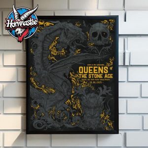 Queens Of The Stone Age Boston MA Show On October 8 2025 At Boch Center Alive In The Catacombs Poster Home Decor Canvas