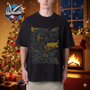 Queens Of The Stone Age Boston MA Show On October 8 2025 At Boch Center Alive In The Catacombs Unisex T Shirt