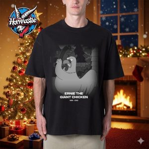 RIP Ernie The Giant Chicken Family Guy 1999 2025 Unisex T Shirt