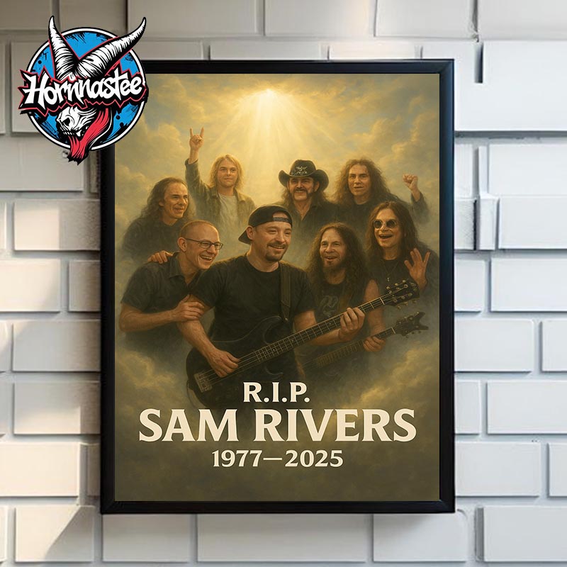 RIP Limp Bizkit Sam Rivers Died At 48 1977 2025 Poster Canvas Decor RIP Limp Bizkit Sam Rivers Died At 48 1977 2025 Poster Canvas Decor