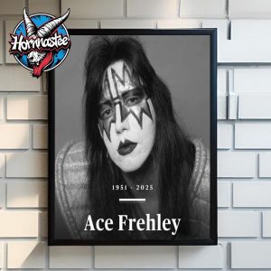 RIP Paul Ace Frehley 1951-2025 Poster Home Decor Canvas