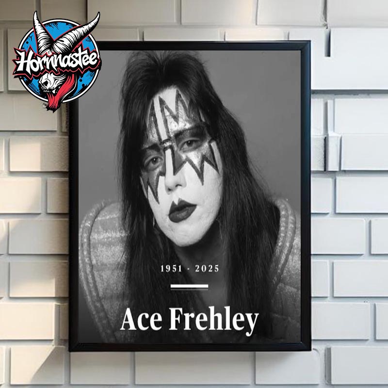 RIP Paul Ace Frehley 1951-2025 Poster Home Decor Canvas RIP Paul Ace Frehley 1951-2025 Poster Home Decor Canvas