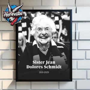 RIP Sister Jean Dolores Schmidt Of Loyola University Chicago 1919 2025 Poster Home Decor Canvas