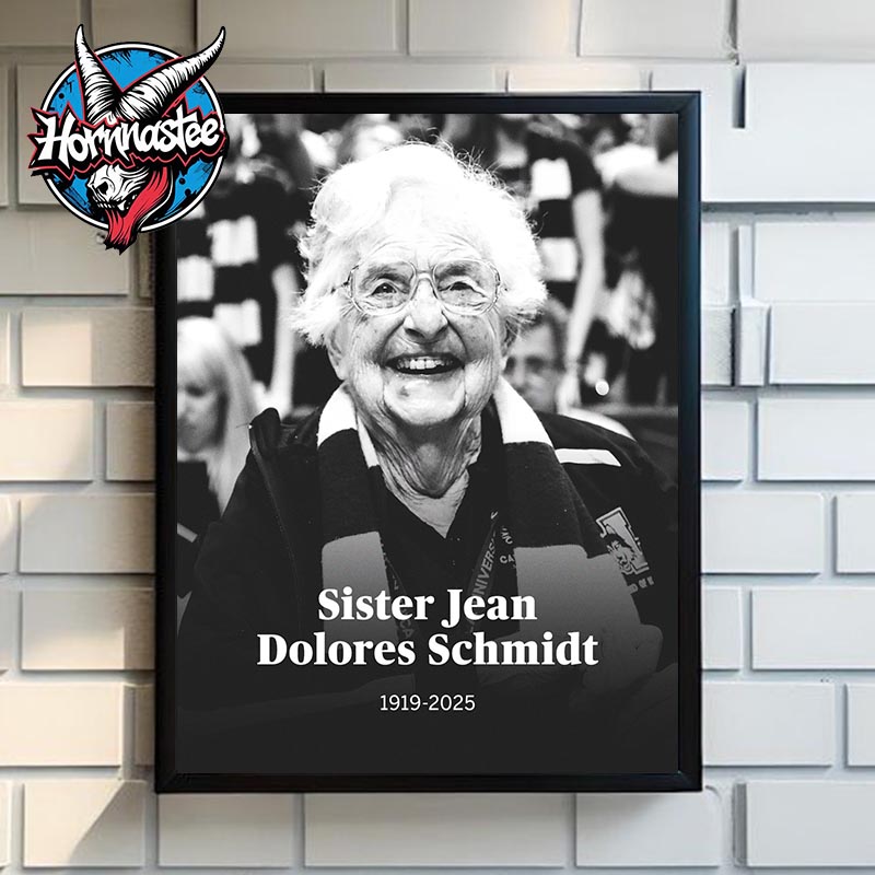 RIP Sister Jean Dolores Schmidt Of Loyola University Chicago 1919 2025 Poster Home Decor Canvas RIP Sister Jean Dolores Schmidt Of Loyola University Chicago 1919 2025 Poster Home Decor Canvas