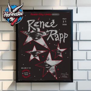 Renee Rapp ACL Live At The Moody Theater On October 21 2025 In Austin Texas Poster Canvas Decor