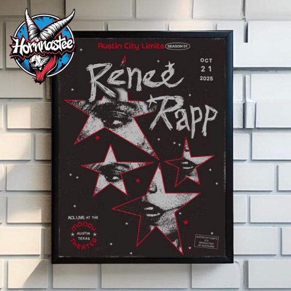 Renee Rapp ACL Live At The Moody Theater On October 21 2025 In Austin Texas Poster Canvas Decor