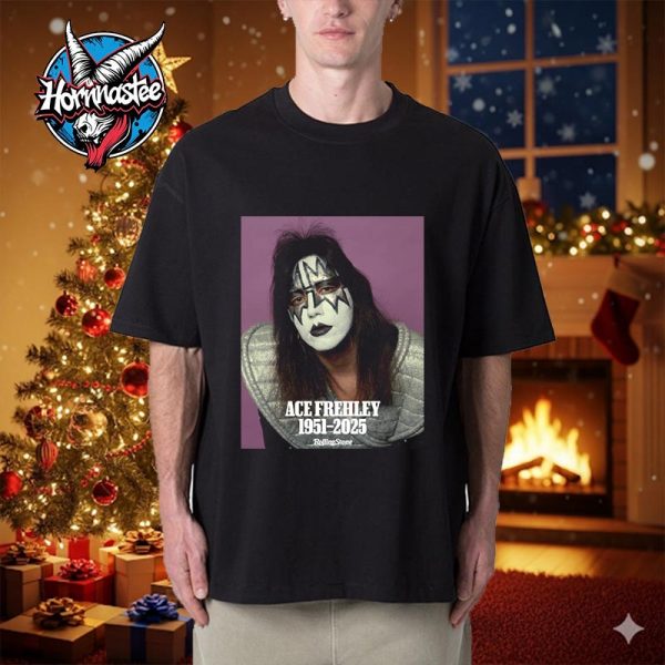 Rolling Stone RIP Ace Frehley 1951 2025 Spaceman Of Kiss Unisex T Shirt