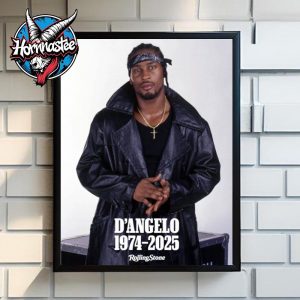 Rolling Stone RIP D’Angelo Died At Age 51 1974 2025 Poster Home Decor Canvas