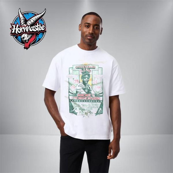 Roots Of Fight x Rickey Henderson Oakland Achievements Stolen Base King Unisex T Shirt