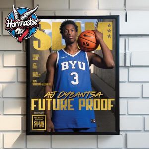 SLAM x AJ Dybantsa Future Proof Gold Metal Editions Poster Home Decor Canvas