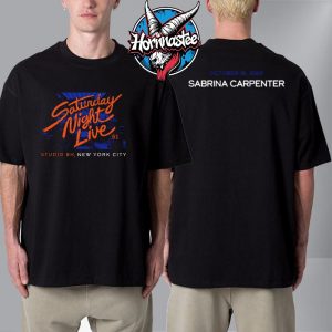 Sabrina Carpenter Saturday Night Live 51 Event Tee At Studio 8H New York City On October 18 2025 Unisex T Shirt Two Sided