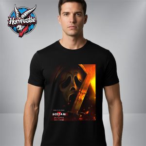 Scream 7 Burn It All Down In Theaters On February 27 2026 Unisex T Shirt