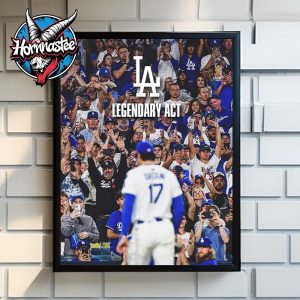 Shohei Ohtani Los Angeles Dodgers Legendary Act Poster Canvas Decor Shohei Ohtani Los Angeles Dodgers Legendary Act Poster Canvas Decor