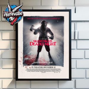 Silent Night Deadly Night Remake Santa’s Gonna Slay On December 12 2025 Poster Home Decor Canvas