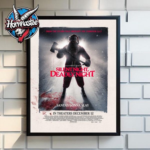 Silent Night Deadly Night Remake Santa’s Gonna Slay On December 12 2025 Poster Home Decor Canvas
