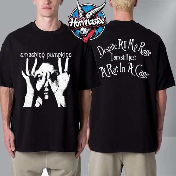 Smashing Pumpkins Despite All My Rage Pumpkins Unisex T Shirt Two Sided
