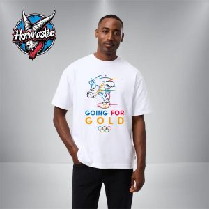 Sonic the Hedgehog x Olympics Rings Going For Gold Unisex T Shirt
