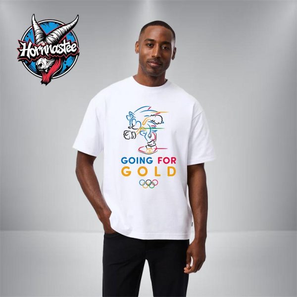 Sonic the Hedgehog x Olympics Rings Going For Gold Unisex T Shirt
