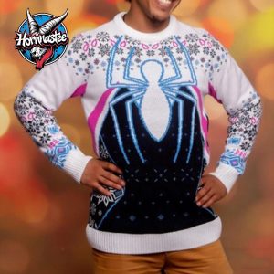 Spider Gwen Ghost Of Multiverse Present Marvel Ugly Sweater