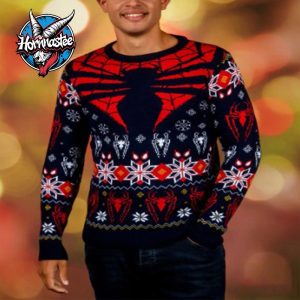 Spider Man Tis The Season To Be Spidey Marvel Ugly Sweater