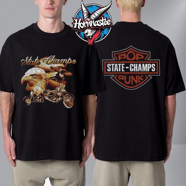 State Champs Pop Punk Route 66 Unisex T Shirt Two Sided