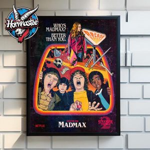 Stranger Things 2 x Butcher Billy Chapter 1 Madmax Poster Home Decor Canvas