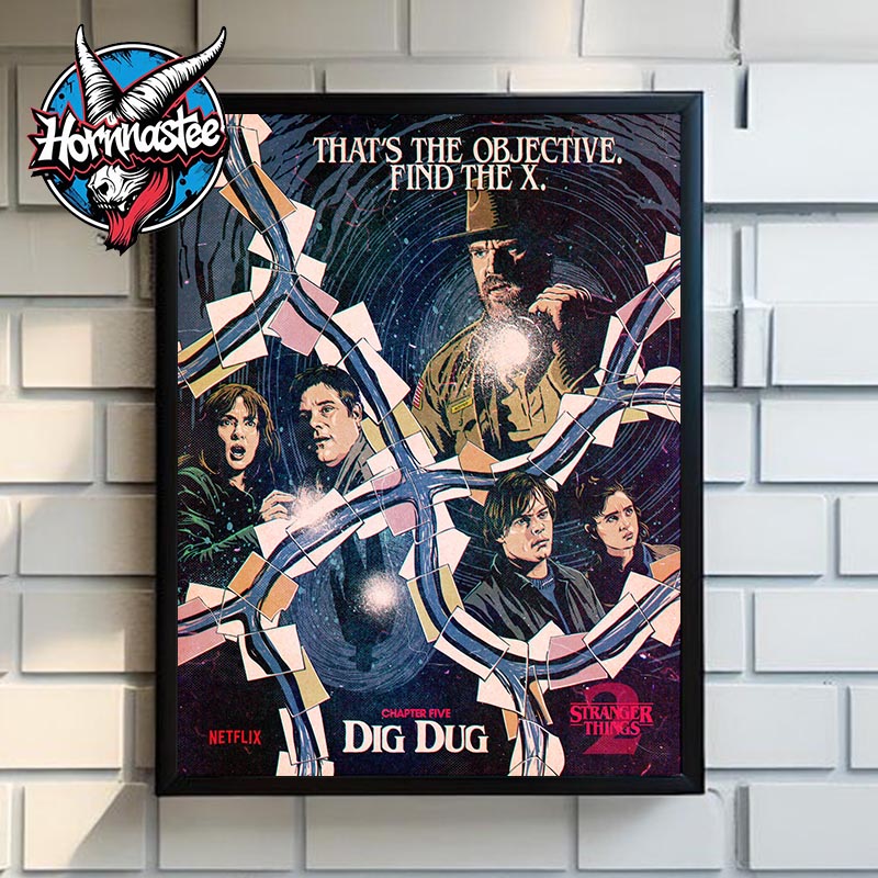 Stranger Things 2 x Butcher Billy Chapter 5 Dig Dug That's The Objective Find The X Poster Home Decor Canvas Stranger Things 2 x Butcher Billy Chapter 5 Dig Dug That's The Objective Find The X Poster Home Decor Canvas