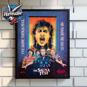 Stranger Things 3 x Billy Butcher Chapter 4 The Sauna Test Poster Home Decor Canvas