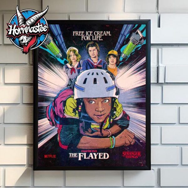 Stranger Things 3 x Billy Butcher Chapter 5 The Flayed Poster Home Decor Canvas