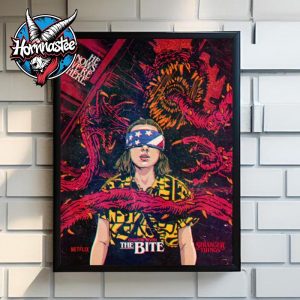 Stranger Things 3 x Billy Butcher Chapter 7 The Bite Poster Home Decor Canvas