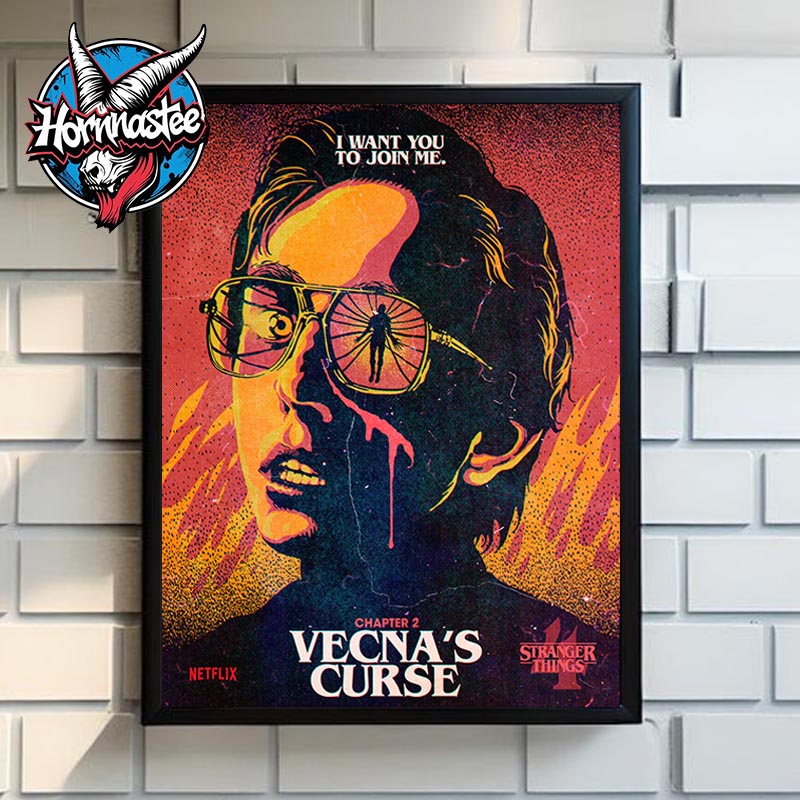 Stranger Things 4 x Butcher Billy Chapter 2 Vecna's Curse Poster Canvas Decor Stranger Things 4 x Butcher Billy Chapter 2 Vecna's Curse Poster Canvas Decor