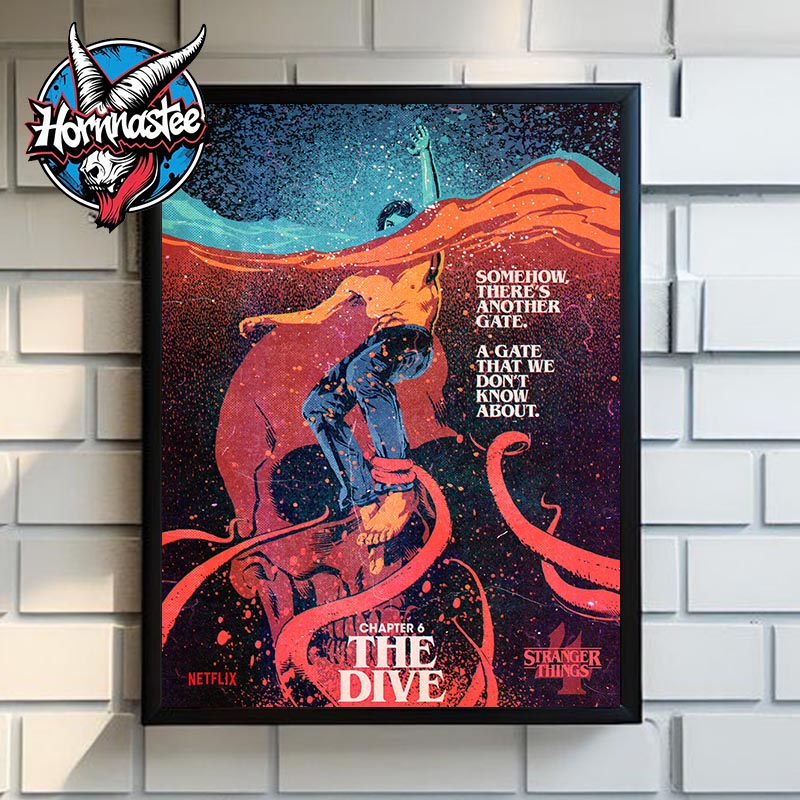 Stranger Things 4 x Butcher Billy Chapter 6 The Dive Poster Canvas Decor Stranger Things 4 x Butcher Billy Chapter 6 The Dive Poster Canvas Decor