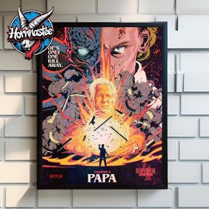 Stranger Things 4 x Butcher Billy Chapter 8 Papa Poster Canvas Decor