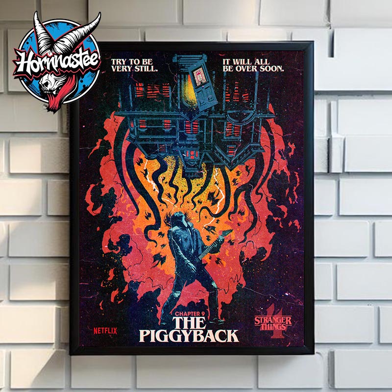 Stranger Things 4 x Butcher Billy Chapter 9 The Piggyback Poster Canvas Decor Stranger Things 4 x Butcher Billy Chapter 9 The Piggyback Poster Canvas Decor