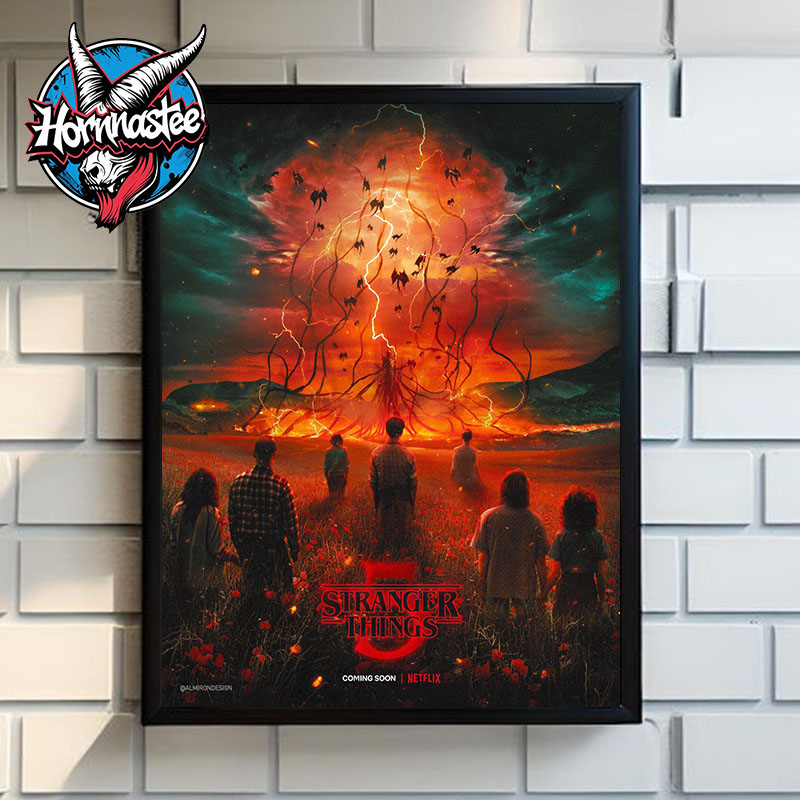 Stranger Things 5 Final Trailer Coming Soon Netflix Poster Canvas Decor Stranger Things 5 Final Trailer Coming Soon Netflix Poster Canvas Decor