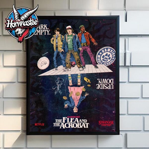 Stranger Things Season 1 x Butcher Billy Chapter 5 The Flea and The Acrobat Poster Home Decor Canvas