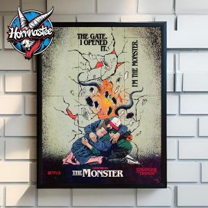 Stranger Things Season 1 x Butcher Billy Chapter 6 I’m The Monster Poster Home Decor Canvas
