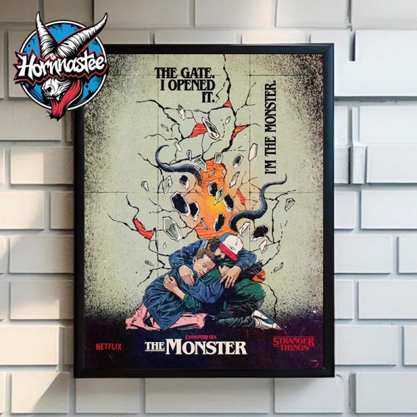 Stranger Things Season 1 x Butcher Billy Chapter 6 I’m The Monster Poster Home Decor Canvas