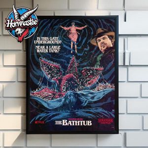 Stranger Things Season 1 x Butcher Billy Chapter 7 The Bathtub Poster Home Decor Canvas