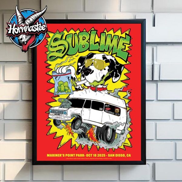 Sublime Venue Poster At San Diego Bayfest 2025 On October 18 2025 At Mariner’s Point Park In San Diego CA Poster Canvas Decor