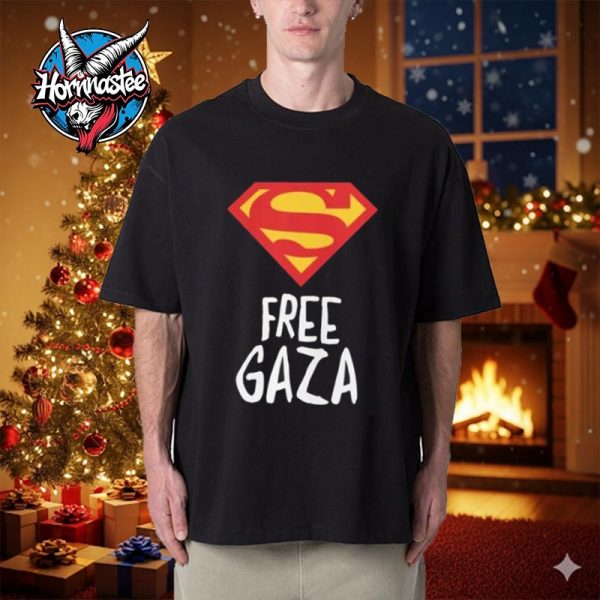 Superman Free Gaza Unisex T Shirt