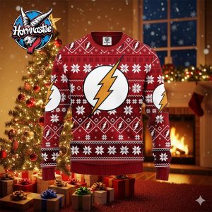 The Flash Ugly Christmas Sweater Amazing Gift Funny Sweater