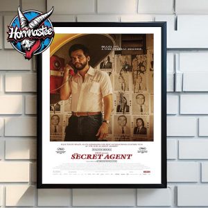 The Secret Agent Movie 2026 Starring Wagner Moura Poster Home Decor Canvas